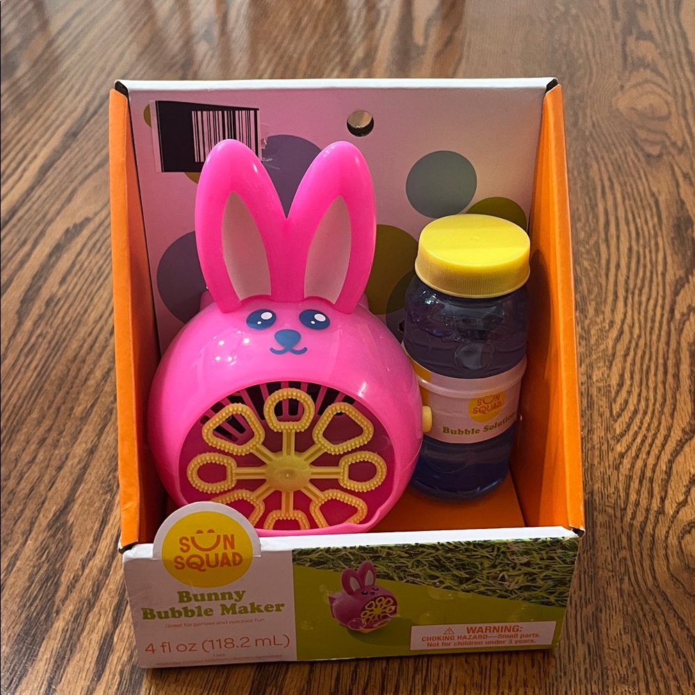 *Pink Bunny Bubble Maker